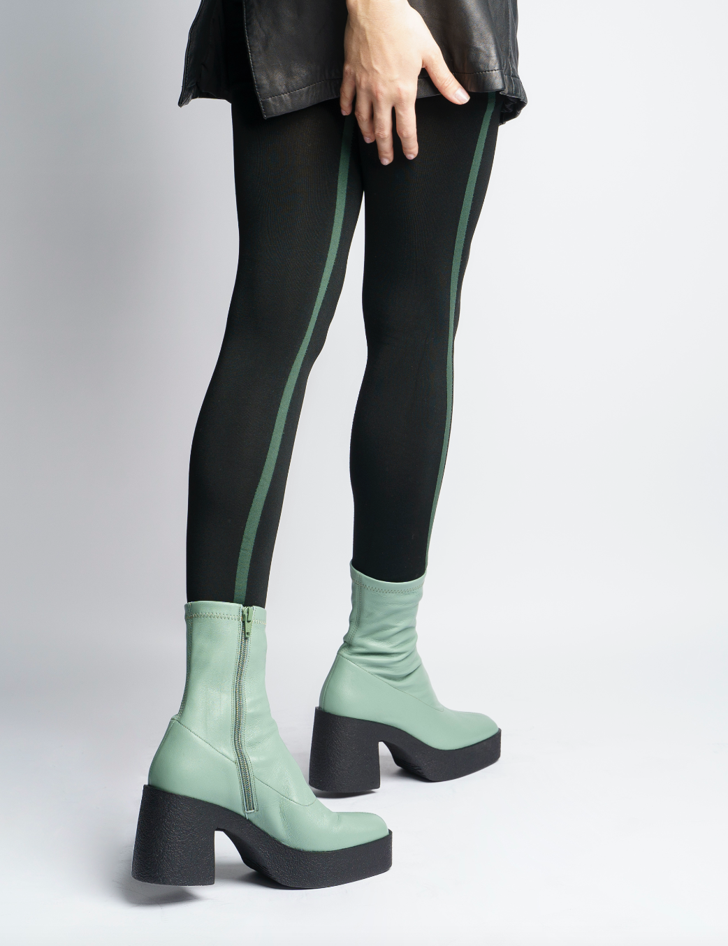 Sage best sale green booties